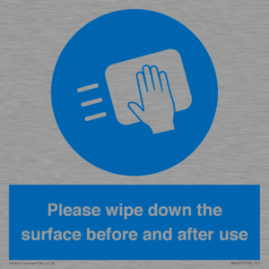 Please wipe down the surface before and after use